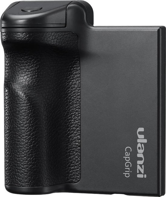 Ulanzi CapGrip smartphone camera grip met Bluetooth afstandsbediening - Universeel tot 8cm breed - 1/4 inch schroefaansluiting - Ulanzi