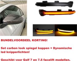 VW Golf 7/7.5 Carbon Look Spiegelkappen