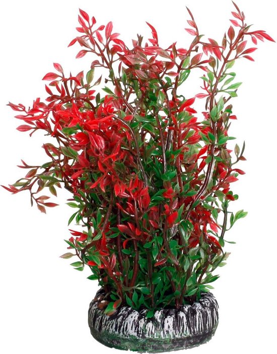 Foto: Flamingo aquarium plant plastic sri lanka decoratie willekeurig 7 5 x 6 x 13 8 cm