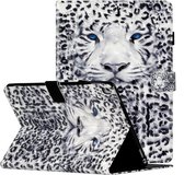 3D Snow Tiger - Bescherm-Etui Map voor iPad 10.2 - iPad Air 10.5