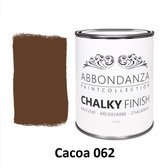 Abbondanza krijtverf Cacao 062 / Chalkpaint 1L | Abbondanza krijtverf is perfect voor het verven van meubels, muren en accessoires