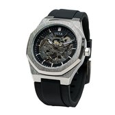 Usta - Automatich mechanisch herenhorloge - 41mm - Reservetijd van 44 uur - Zilver
