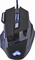 Dragon T531 - Gaming Muis - 5500 DPI - 7 kleuren verlichting - 7 Knoppen - Zwart