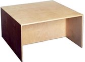 Van Dijk Toys houten kubustafel / kindertafel bank kleuters - Naturel (Kinderopvang kwaliteit)