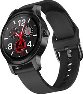 Belesy® SMART - Smartwatch Dames - Smartwatch Heren - Horloge - Bluetooth Bellen - Stappenteller - 1.3 inch - Kleurenscherm - Full Touch - Zwart - Siliconen - Moederdag