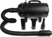 Professionele Waterblazer Voor Honden - Föhn voor honden - incl. mondstukken - 2400W - Hondenföhn Zwart