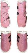 Tendon & fetlock boots Sparkle Pink/Full