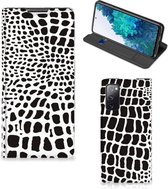 Telefoon Hoesje Geschikt voor Samsung Galaxy S20 FE Bookcase Slangenprint
