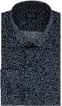 GENTS | Overhemd Heren Volwassenen print bloemetje blauw Maat L 41/42
