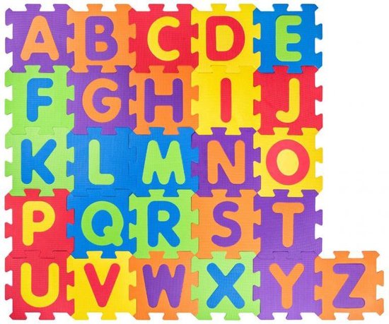 Silicium Obsessie verhaal EVA Foam Alfabet Puzzelmat - Letters - Kleuren - Creatief | bol.com