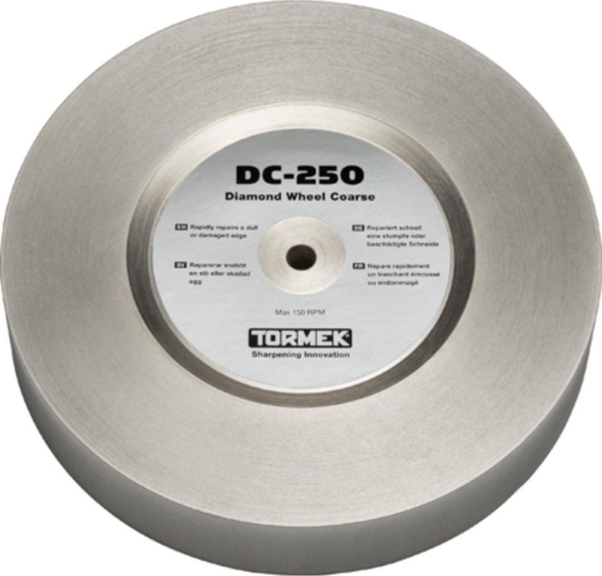 Tormek Diamantslijpwiel – Grof – Snelle materiaalverwijdering – Duurzaam – 250mm