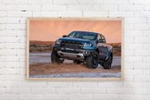 Poster Ford Raptor - autoposter - 91,5 x 61 cm