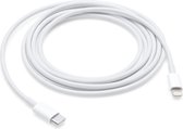 iPhone USB-C naar Lightning kabel - 2 meter - Geschikt voor Apple iPhone/iPad/Airpods - Ondersteunt snelladen vanaf iPhone 8/X/XR/XS/11/12/13 - 2m