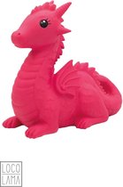 Kinderlamp - Draak - Nachtlampje - Lampje - Roze - Kinderen - Loco Lama - Pink Dragon