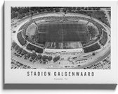 Walljar - Stadion Galgenwaard '73 - Zwart wit poster