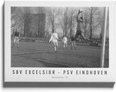 Walljar - SBV Excelsior - PSV Eindhoven '74 - Muurdecoratie - Canvas schilderij