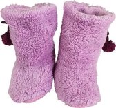 Pantoffel Hoog Model Balletjes - Paars - Maat 39 / 40