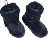 Pantoffels hoog model - Zwart - Maat 28 - Pantoffels unisex - Warme pantoffels – Sloffen - Sloffen dames – Winter - Kerst cadeau – Kerstcadeau – Kerst – Sinterklaas – Cadeau -  Mod