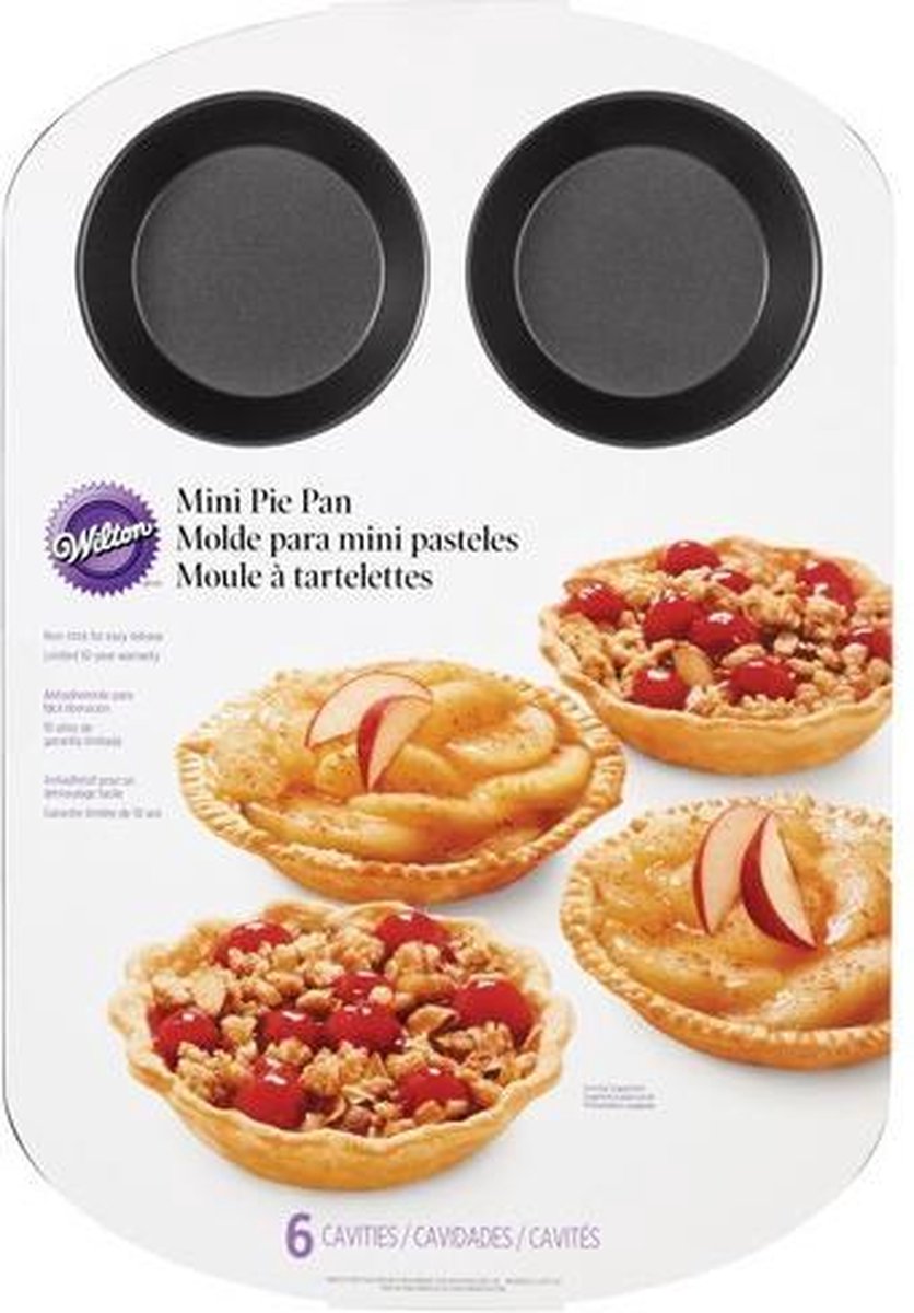 Wilton Mini Taart Bakvorm - voor 6 taartjes | bol.com