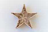 Houten Kerstster / Kerstster / Decoratief