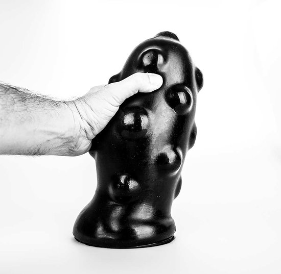 BubbleToys - BooBoo - Zwart - Extra Large - Dildo anal large Longueur : 29 cm diam. Haut : 11,5 cm Med : 13,7 cm Base : 14,3 cm