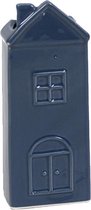 1x Radiator bak waterverdamper 19 cm - Rechthoekig huisje blauw - Waterverdampers voor de verwarming - Luchtvochtigheid verhogen