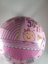 Ballon baby girl , geboorte meisje