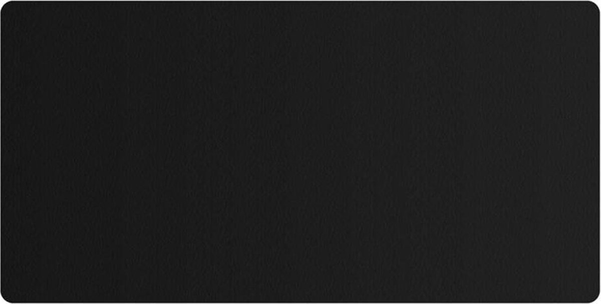 Lumito XXL Leren Muismat - Gaming Muismat - Gaming Muismat XXL - Grote Anti-Slip Bureau Onderlegger Met Stiksels – Desktop Muismat XXL Muismat – 90 x 45 cm - Leer - Zwart
