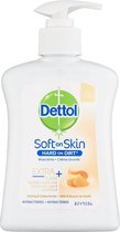 DETTOL Wascrème Anti Bacterieel - Soft On Skin - Extra Care & Hydratant - Honing & Galamboter 250ml