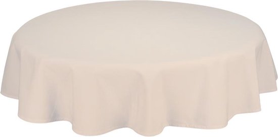 Nappe, ronde, ivoire, 300cm Ø, Treb SP