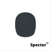 Specter Microfoon Windkap - Microfoon - Cover - Plopkap - Cap - Windshield -  Zwart - 2 stuks
