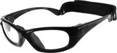 Progear Eyeguard Metallic Black voetbal sportbril