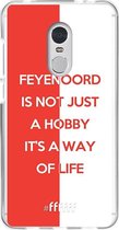 6F hoesje - geschikt voor Xiaomi Redmi 5 -  Transparant TPU Case - Feyenoord - Way of life #ffffff
