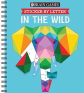 Brain Games - Sticker by Letter- Brain Games - Sticker by Letter: In the Wild (Sticker Puzzles - Kids Activity Book)