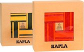 Kapla 40 Plankjes rood/oranje + 40 Plankjes geel/groen