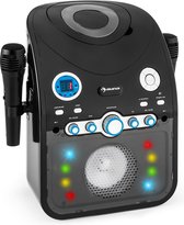 StarMaker karaoke-installatie CD-speler bluetooth AUX LED-lichteffect 2 x microfoon
