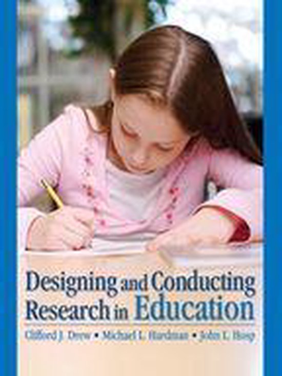 Boek cover Designing and Conducting Research in Education van Clifford J. Drew