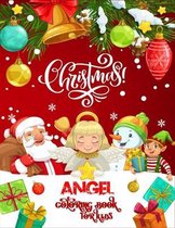 Christmas Angel Coloring Book For Kids