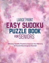 Large Print Easy Sudoku Puzzle Book for Seniors