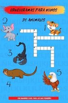 Crucigramas para ninos de animales: crucigramas faciles para ninos pequenos de animales