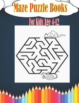 Maze Puzzle Books For Kids Age 4-12