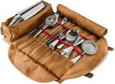 Toolrol/Tas (excl tools) - De ideale opberg- en meeneem tas voor jouw cocktailset - Must have voor iedere bartender