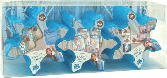 Afbeelding van het spel Disney Spellenset Frozen Ii Junior Karton Blauw 3-delig