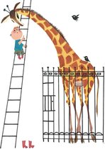 KEK Amsterdam Giant Giraffe - Fotobehang - Full Color