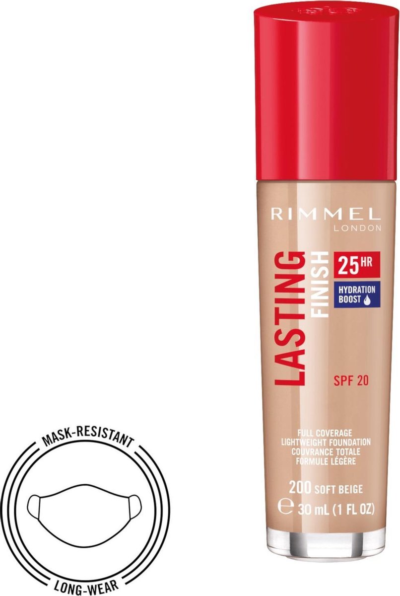 Rimmel Lasting Finish With Hyaluronic Acid Foundation 200