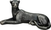 Wants&Needs Ornament Leopard Polyresin Zwart 34 X 13.5 X 16