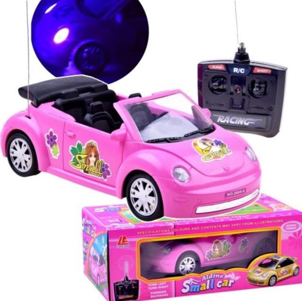 auto voor Meisjes en Kinderen - Bestuurbare auto roze - Bestuurbare | bol.com