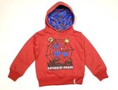 Marvel Spiderman Hoodie - rood - maat 98 (3 jaar)