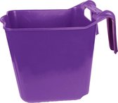 VOERBAK MET OPHANGBEUGEL 16 LTR Paars