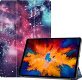 Tablet Hoes voor Lenovo Tab P11 Pro 11.5 inch - Tri-Fold Book Case - Cover met Auto/Wake Functie - Galaxy